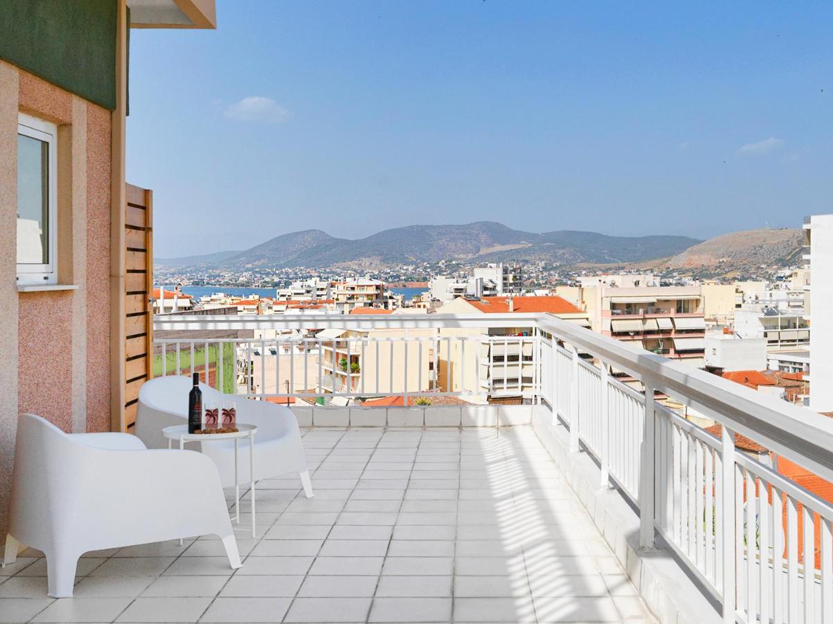 Modern Penthouse Overlooking Halkis Chalkís エクステリア 写真