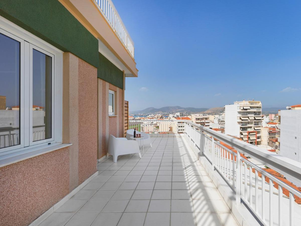 Modern Penthouse Overlooking Halkis Chalkís エクステリア 写真